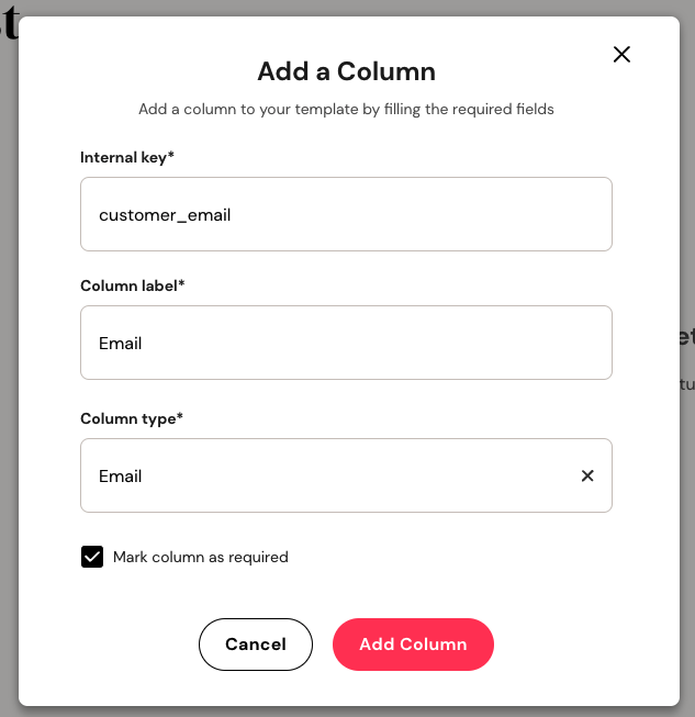 Adding columns to Flatirons Fuse app Template